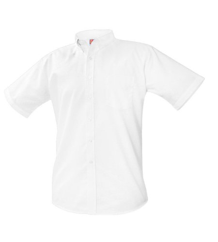 School Apparel White Short Sleeve Oxford #8192-00