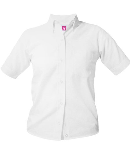 School Apparel White Short Sleeve Oxford #9503