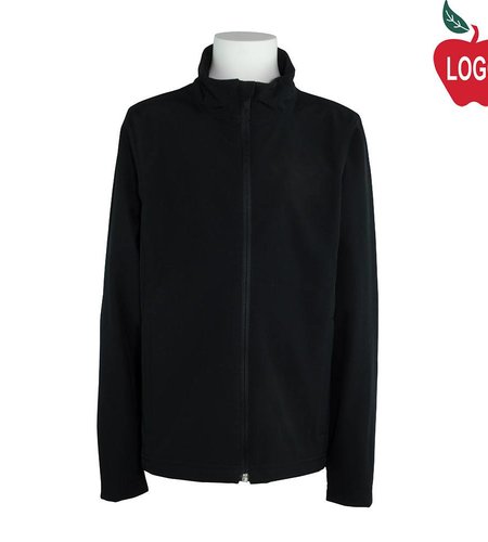 Embroidered Mens Black Soft Shell Jacket #TT80-1810