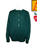 Embroidered Green Cardigan Sweater #6000