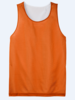 Orange/White Pinnie #ST500-1833 -Grade 4-8