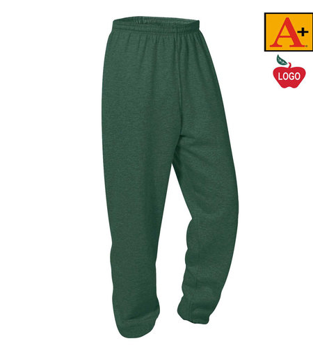 Embroidered Green Sweatpants #6252-1833- Grade K-4