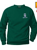 Embroidered Green Crewneck Sweatshirt #6254-1844-Grade K-6