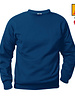 Embroidered Navy Blue Crewneck Sweatshirt #6254-1831