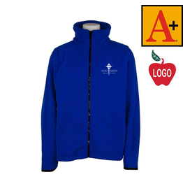 Embroidered Royal Fleece Full Zip #6202-1855