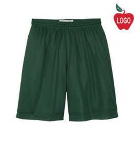 Heat Press Green Mesh Athletic Shorts #6212-1851