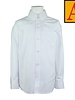 Embroidered White Long Sleeve Boys Oxford  #8137-1815
