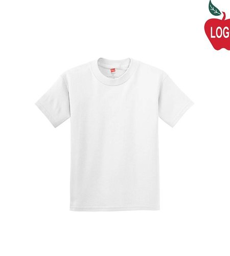 Heat Press White Short Sleeve Tee #5450-1855