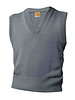 Embroidered Charcoal Grey Sweater Vest #6600-1857- Grade K-12