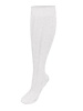 School Apparel Cable Knit Knee High Sock, White, 3 Pack #SC25