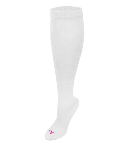 School Apparel OPAQUE KNEE  HI SOCK, WHITE, 3 PACK #SC55