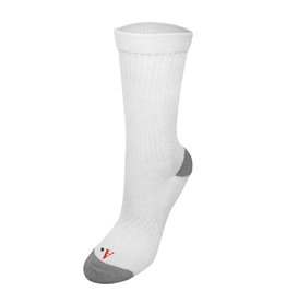 UNISEX CREW SOCK, WHITE,  3 PACK #SC77