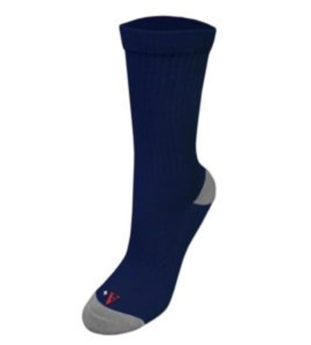 School Apparel UNISEX CREW SOCK, NAVY,  3 PACK #SC77