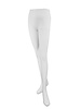 GIRLS FLAT KNIT RAYON TIGHTS, WHITE #SC35