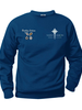 Embroidered Middle School Crewneck Sweatshirt #6254-1855 with name and sports