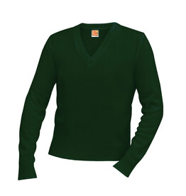 Embroidered Green Pullover Sweater #6500-1851