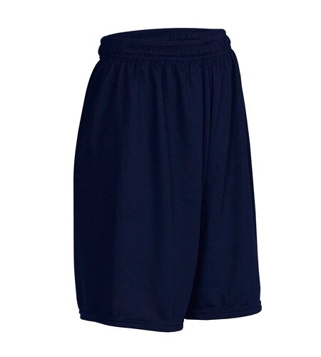 Heat Press Navy Blue Mesh Athletic Shorts #6212-1831