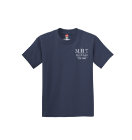 Heat Press Heat Press Navy Blue Short Sleeve Tee #2000-1836-Grade TK-8