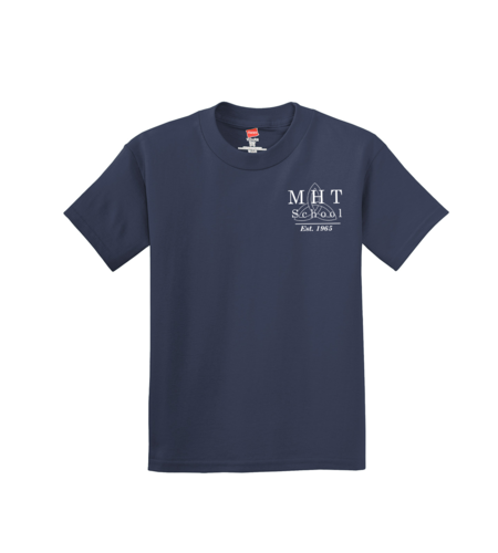 Heat Press Heat Press Navy Blue Short Sleeve Tee #2000-1836-Grade TK-8