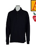 School Apparel |EM-8766|1824-EA1|LS PIQUE POLO|JOSEPH CUPT|DARK NAVY