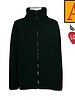 School Apparel Embroidered 6202 Green Full Zip Fleece Jacket With Logo (OPTIONAL)