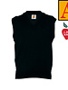 Embroidered 6600 Green Sweater Vest With Logo