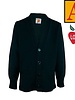School Apparel Embroidered 6300 Green Cardigan Sweater With Logo