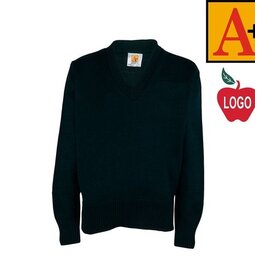 School Apparel Embroidered 6500 Green Pullover Sweater With Logo
