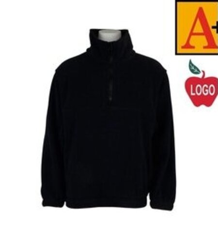 School Apparel Embroidered 6235 Half Zip Fleece Jacked With Logo FOR STAFF MEMBERS