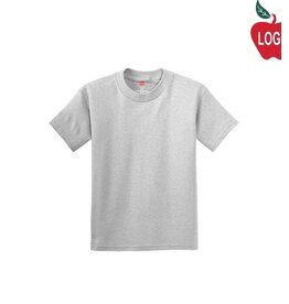 Heat Pressed 2000 Ash PE Tee Shirt With Logo