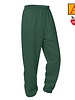 School Apparel Heat Pressed 6252 Green Sweatpants With Logo