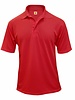 School Apparel Embroidered 8953 Red SS Dri Fit Polo Shirt With Logo