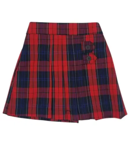 School Apparel Woodland Plaid Skort TK-5