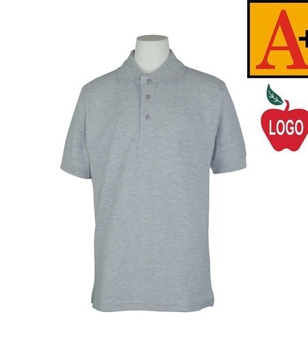 Embroidered Ash Short Sleeve Pique Polo #8761 - Class of 2025