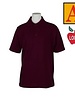 Embroidered Embroidered 8760 Wine Short Sleeve Polo With Logo