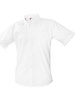 School Apparel 8135 WHITE OXFORD SHORT SLEEVE SHIRT WITH LOGO