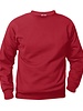 School Apparel Blank Red Crew Sweatshirt