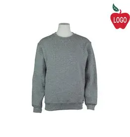 Preschool Crew Sweatshirt in Oxford Grey #6254