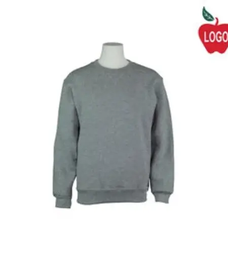 Preschool Crew Sweatshirt in Oxford Grey #6254