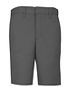 School Apparel Boys Dark Grey Plain Front Stretch Shorts #7897