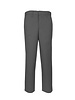 School Apparel Mens Dark Grey Plain Front Stretch Pants #7894