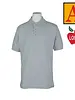 Embroidered Ash Grey SS Polo Shirt With Logo Grades TK-5