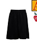 Heat Press Black Mesh Shorts #6212 Grades TK-8