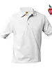 Embroidered White Short Sleeve Jersey Polo #8320 Grades PS-8