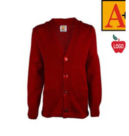 Embroidered Lipstick Cardigan Sweater #6300 Grades PS-5