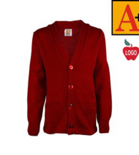 Embroidered Lipstick Cardigan Sweater #6300 Grades PS-5