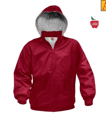 Embroidered Red Nylon Jacket #6225 Grades PS-8