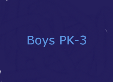 Boys PK-3