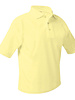 School Apparel Yellow Short Sleeve Pique Knit Polo Shirt #8760