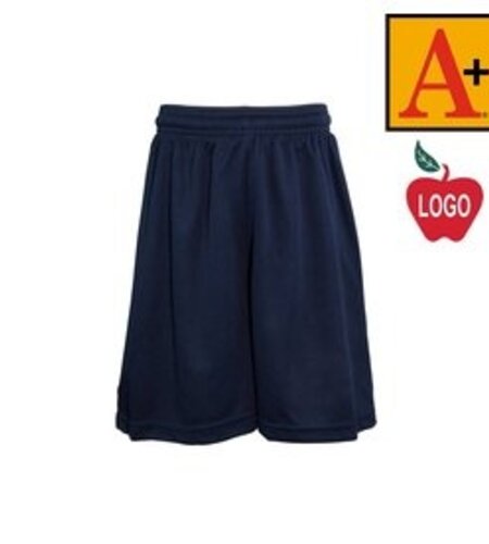 Heat Press Navy Mesh PE Shorts #6212